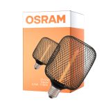 Osram Decor Straw E27 Special Filament Clear 3.5W 110lm - 818 Extra Warm White | Dimmable - Replaces 15W