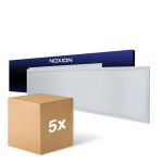 Multipack 5x Noxion LED Panel Ecowhite V4.0 28W 3360lm - 830-840-865 CCT | 120x30cm - UGR <19