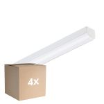 Multipack 4x Philips LED Batten CoreLine White 10.8W/17W 1500lm/2400lm - 830-840 CCT | 60cm - Replaces 2x18W