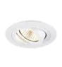 SLV New Tria 75 Spot Aluminium White Round 8.3W 705lm 38D - 927 Extra Warm White | Cutout 75mm -  Best Colour Rendering - Dimmable 