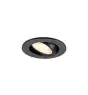SLV New Tria 45 Spot Aluminium Black Round 4W 360lm 24D - 930 Warm White | Cutout 45mm -  Best Colour Rendering