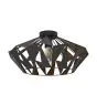 Eglo Ceiling Light Carlton 6 Steel Black Copper | IP20 - Suitable for 1x E27 