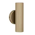 Eglo Wall Light Portillo Steel Brass Up & Down | Suitable for 2x GU10